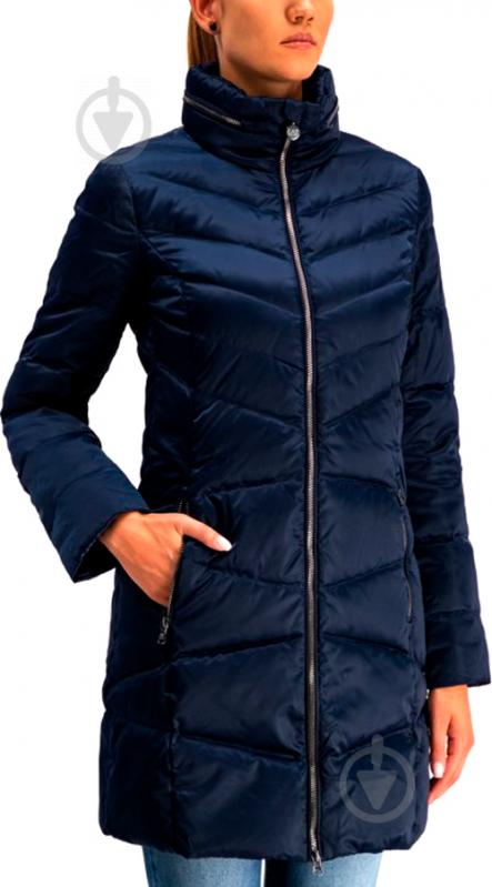 Пуховик жіночий демісезонний EA7 WOVEN DOWN JACKET 6GTL04-TN05Z-1554 р.L блакитний - фото 3