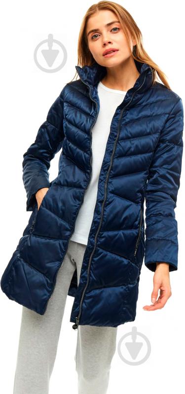 Пуховик жіночий демісезонний EA7 WOVEN DOWN JACKET 6GTL04-TN05Z-1554 р.L блакитний - фото 6