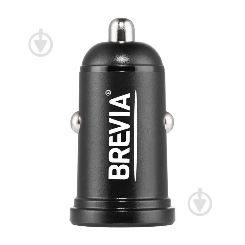 Зарядний пристрій — адаптер прикурювача-USB Brevia ePower DualCharge 48W CAB1xUSB-C+1xUSB-A, чорний 46348CAB - фото 3