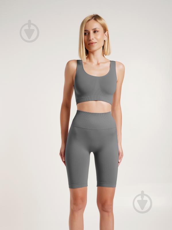 Велосипедки Giulia TRACKS SHAPE р. S/M серый - фото 4