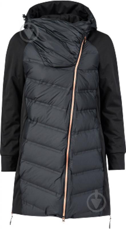 Пуховик жіночий EA7 WOVEN DOWN JACKET 6GTL13-TNN3Z-1200 р.S чорний - фото 1