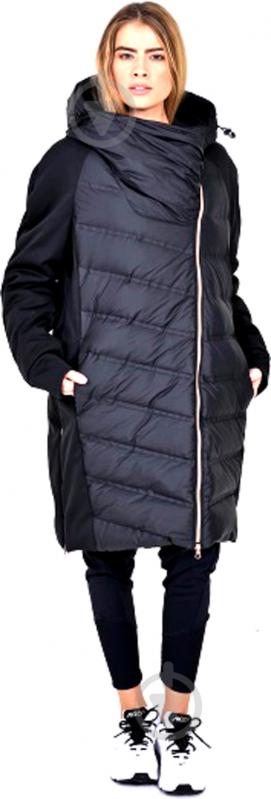 Пуховик жіночий EA7 WOVEN DOWN JACKET 6GTL13-TNN3Z-1200 р.S чорний - фото 2