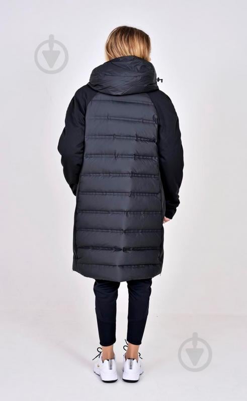 Пуховик жіночий EA7 WOVEN DOWN JACKET 6GTL13-TNN3Z-1200 р.S чорний - фото 4