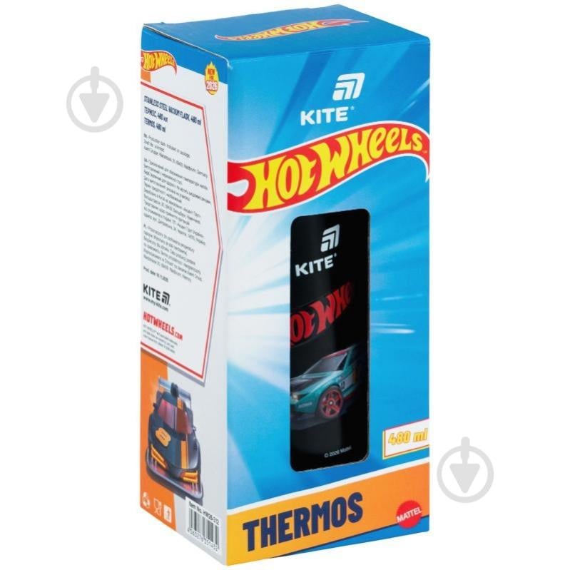 Термос KITE Hot Wheels 480 мл HW26-312 - фото 5 Термос KITE Hot Wheels 480 мл HW26-312 - фото 5
