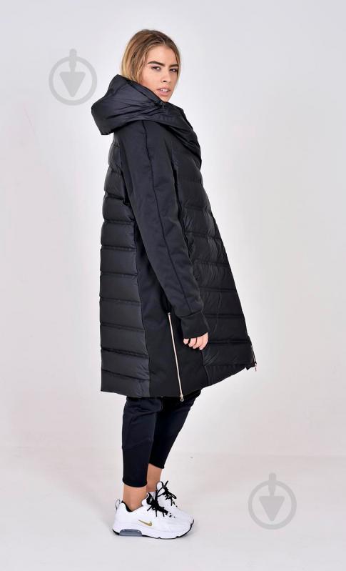 Пуховик жіночий EA7 WOVEN DOWN JACKET 6GTL13-TNN3Z-1200 р.XS чорний - фото 5