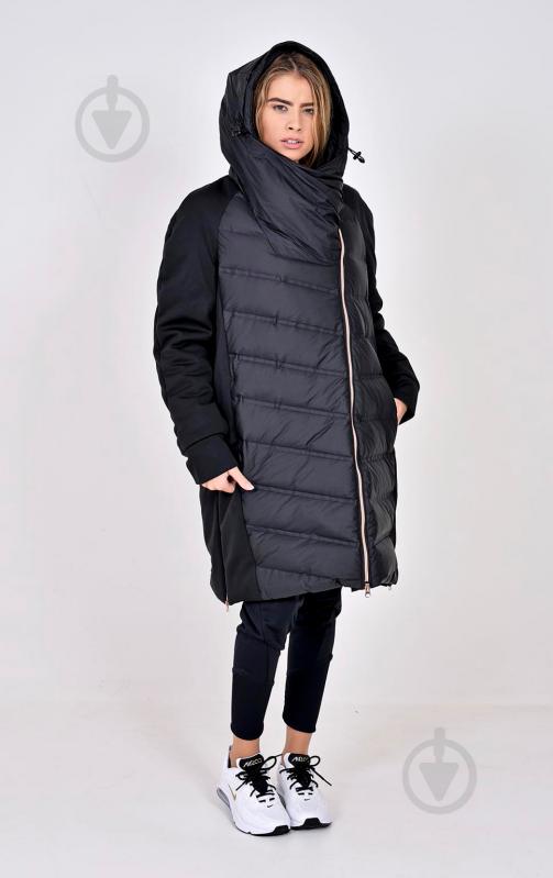 Пуховик жіночий EA7 WOVEN DOWN JACKET 6GTL13-TNN3Z-1200 р.XS чорний - фото 6