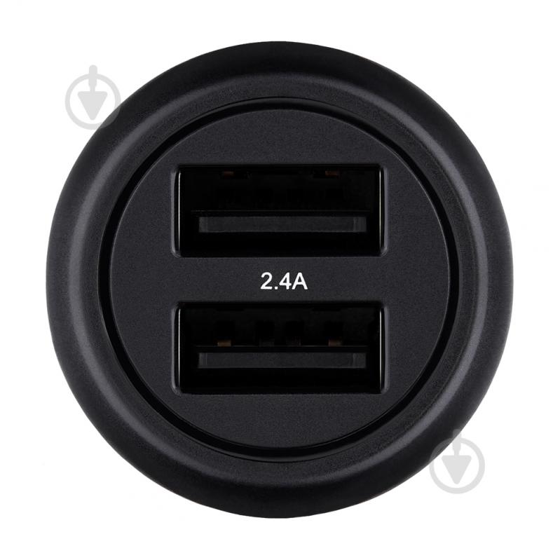 Зарядное устройство — адаптер прикуривателя-USB Brevia ePower DualDrive 12W 2xUSB-A черный 46012DUB - фото 4
