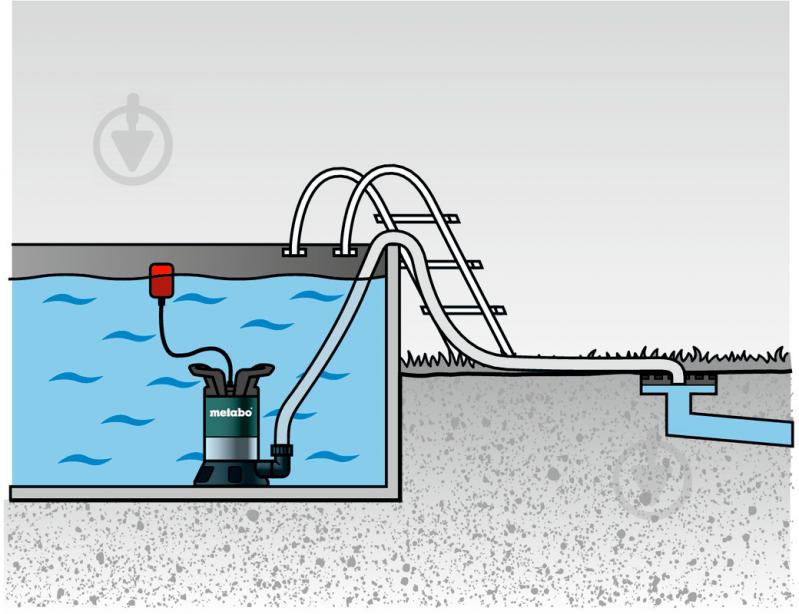 Насос Metabo занурювальний TP 7500 SI для чистої води - фото 5