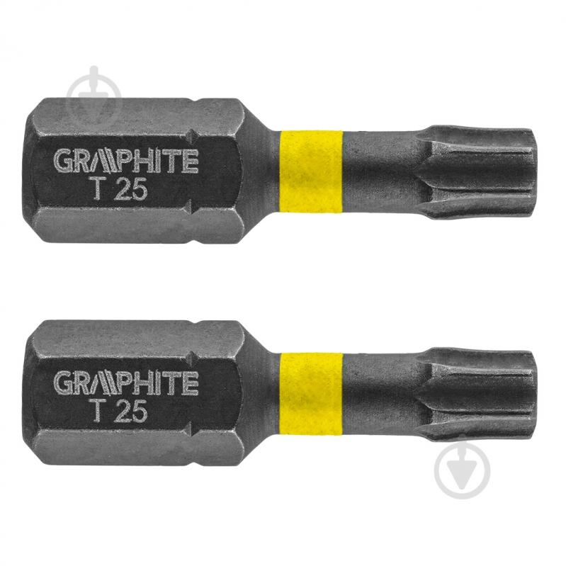 Бита GRAPHITE ТХ25 х 25 мм 2 шт. 56H514 - фото 1