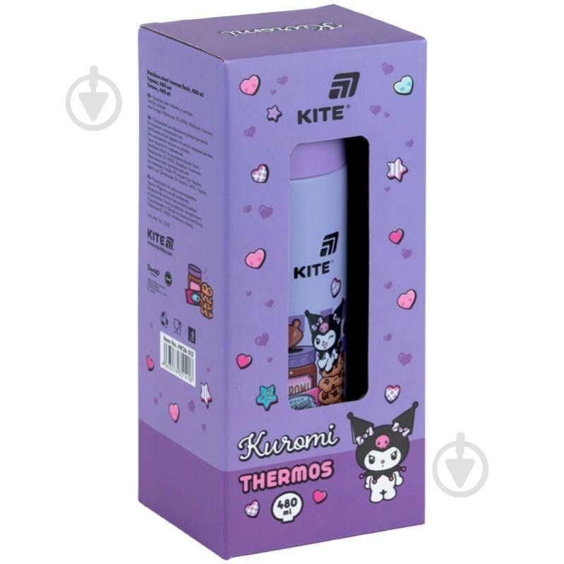 Термос KITE Kuromi 480 мл HK26-312 - фото 5 Термос KITE Kuromi 480 мл HK26-312 - фото 5