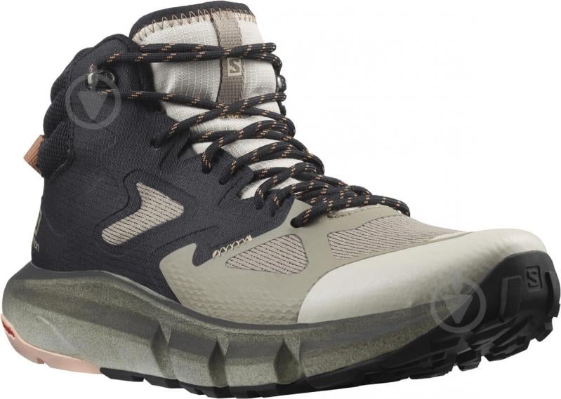 Черевики Salomon PREDICT HIKE MID GTX L41460500 р.38 чорно-сірий - фото 2