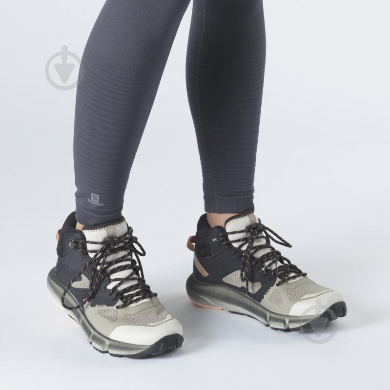 Черевики Salomon PREDICT HIKE MID GTX L41460500 р.38 чорно-сірий - фото 5