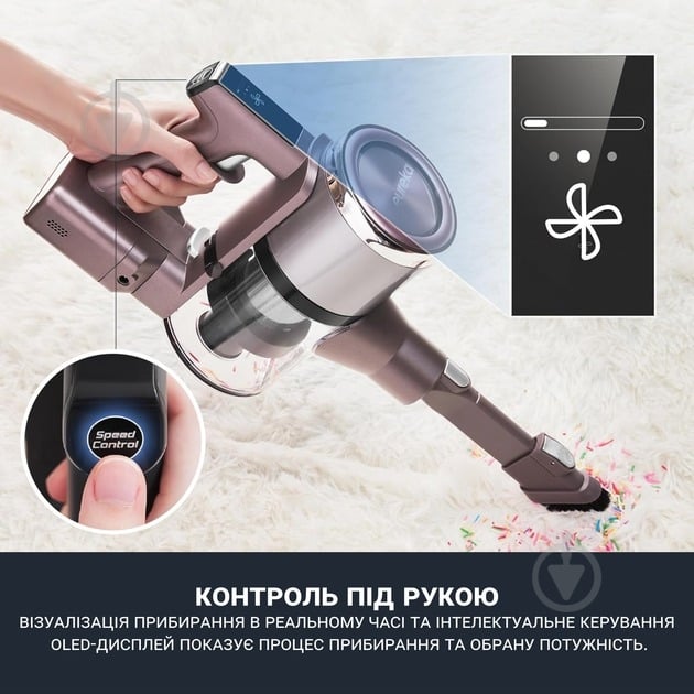 Пылесос аккумуляторный Eureka AK10 PRO brown - фото 5