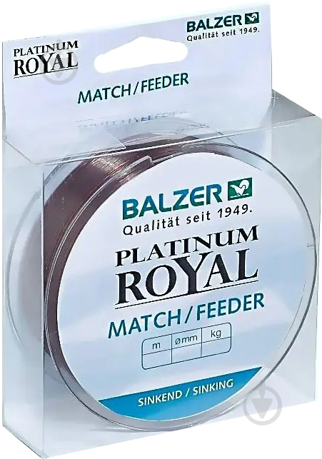 Волосінь Balzer Platinum Royal Match / Feeder 200м 0,16мм 2,5кг - фото 1