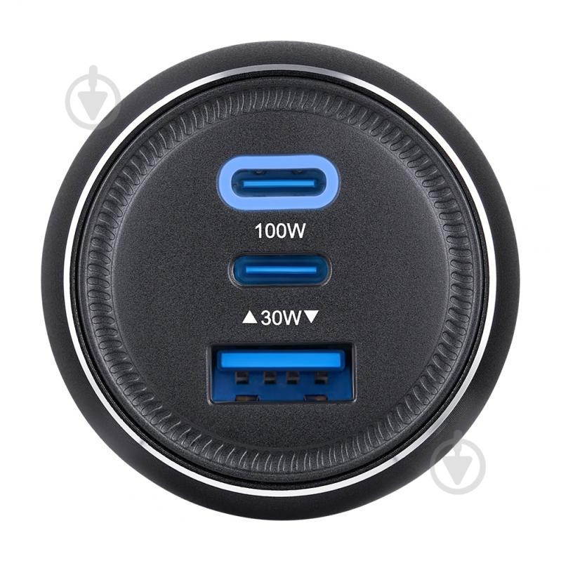 Зарядное устройство — адаптер прикуривателя-USB Brevia ePower TriPower PRO 130W 2xUSB-C+1xUSB-A 46130DCUB - фото 5 Зарядное устройство — адаптер прикуривателя-USB Brevia ePower TriPower PRO 130W 2xUSB-C+1xUSB-A 46130DCUB - фото 5