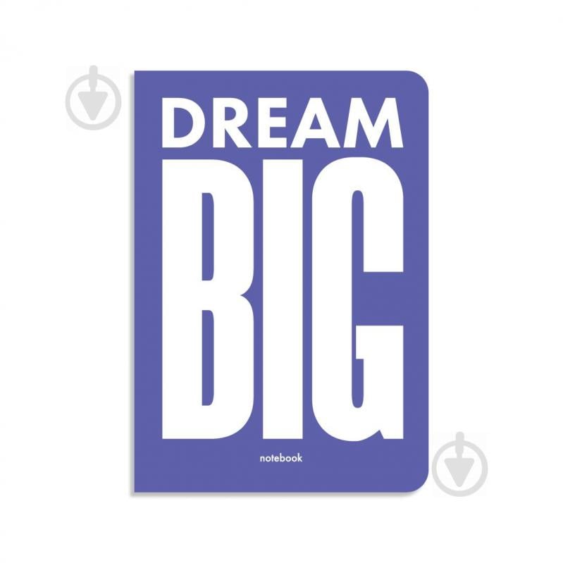 Блокнот Dream BIG фиолетовый Orner - фото 1