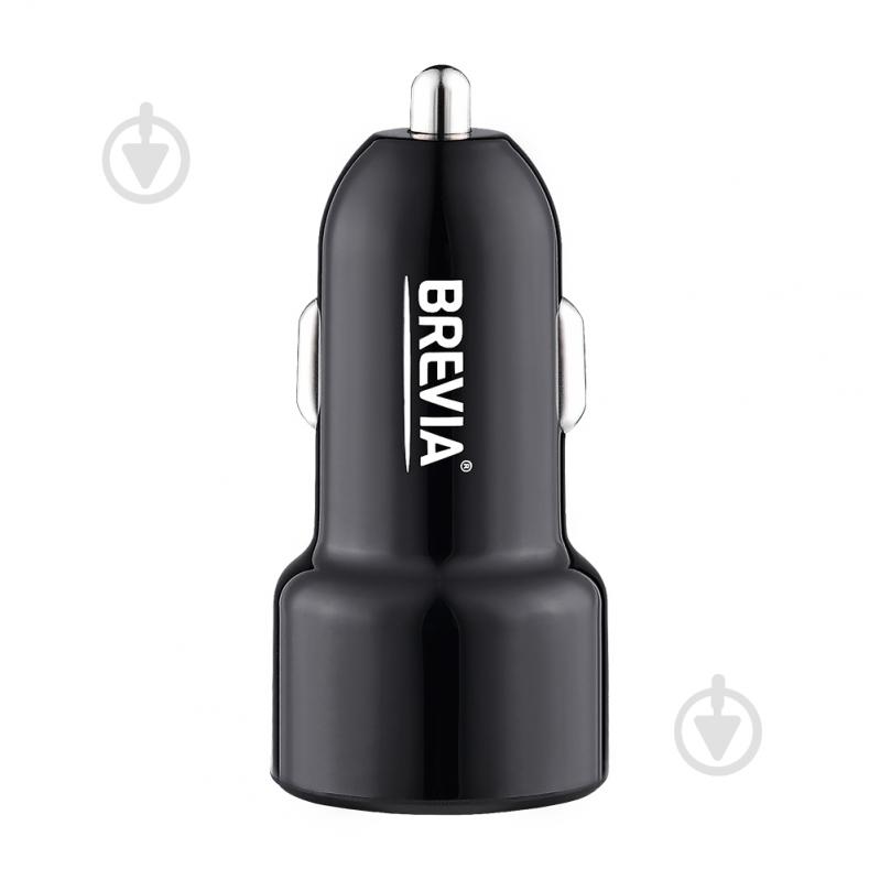 Зарядное устройство — адаптер прикуривателя-USB Brevia ePower TurboCharge 20W 1xUSB-C черный 46020CB - фото 3
