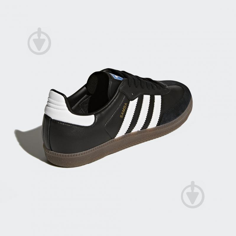 Кроссовки мужские демисезонные Adidas SAMBA OG BZ0058 р.41 1/3 черные - фото 5