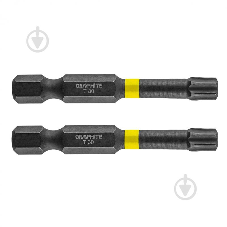 Бита GRAPHITE ТХ30 х 50 мм 2 шт. 56H528 - фото 1 Бита GRAPHITE ТХ30 х 50 мм 2 шт. 56H528 - фото 1