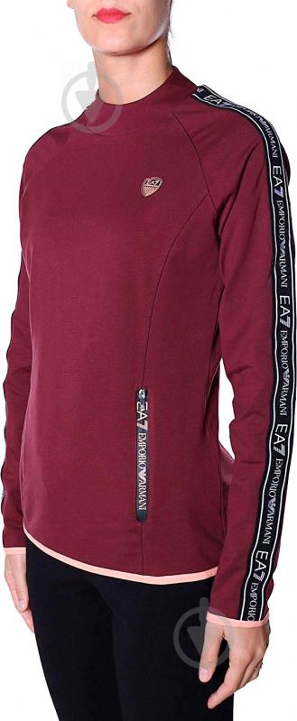 Свитшот EA7 JERSEY_SWEATSHIRT 6GTM11-TJ31Z-1491 р. M бордовый - фото 1