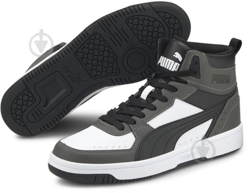 Кроссовки мужские демисезонные Puma PUMA REBOUND JOY 37476508 р.46 серо-черные - фото 3