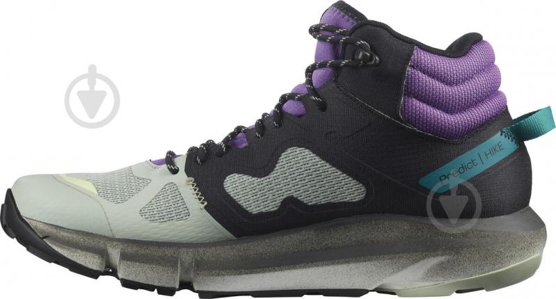 Ботинки Salomon PREDICT HIKE MID GTX L41461000 р.41 1/3 черно-фиолетовый - фото 3