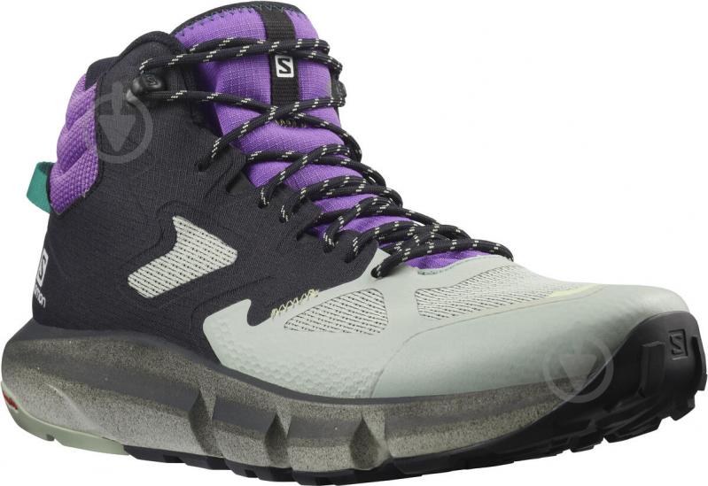 Черевики Salomon PREDICT HIKE MID GTX L41461000 р.45 1/3 чорно-фіолетовий - фото 6