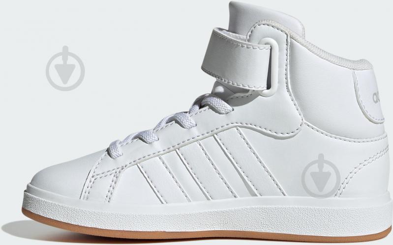 Кросівки дитячі демісезонні Adidas Grand Court Mid K JR0803 р.35,5 білі - фото 2 Кросівки дитячі демісезонні Adidas Grand Court Mid K JR0803 р.35,5 білі - фото 2