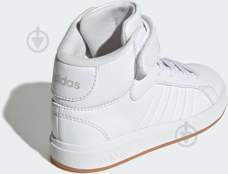 Кросівки дитячі демісезонні Adidas Grand Court Mid K JR0803 р.35,5 білі - фото 4 Кросівки дитячі демісезонні Adidas Grand Court Mid K JR0803 р.35,5 білі - фото 4