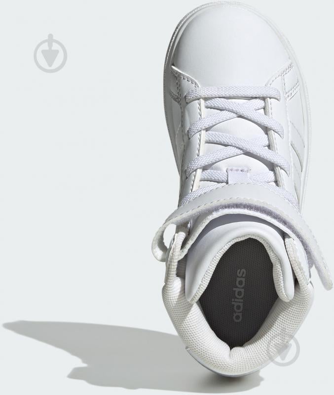 Кросівки дитячі демісезонні Adidas Grand Court Mid K JR0803 р.35,5 білі - фото 6 Кросівки дитячі демісезонні Adidas Grand Court Mid K JR0803 р.35,5 білі - фото 6