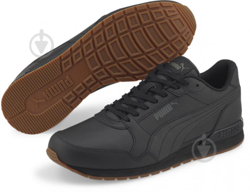 Кросівки чоловічі демісезонні Puma ST RUNNER V3 L 38485504 р.47 чорні - фото 3