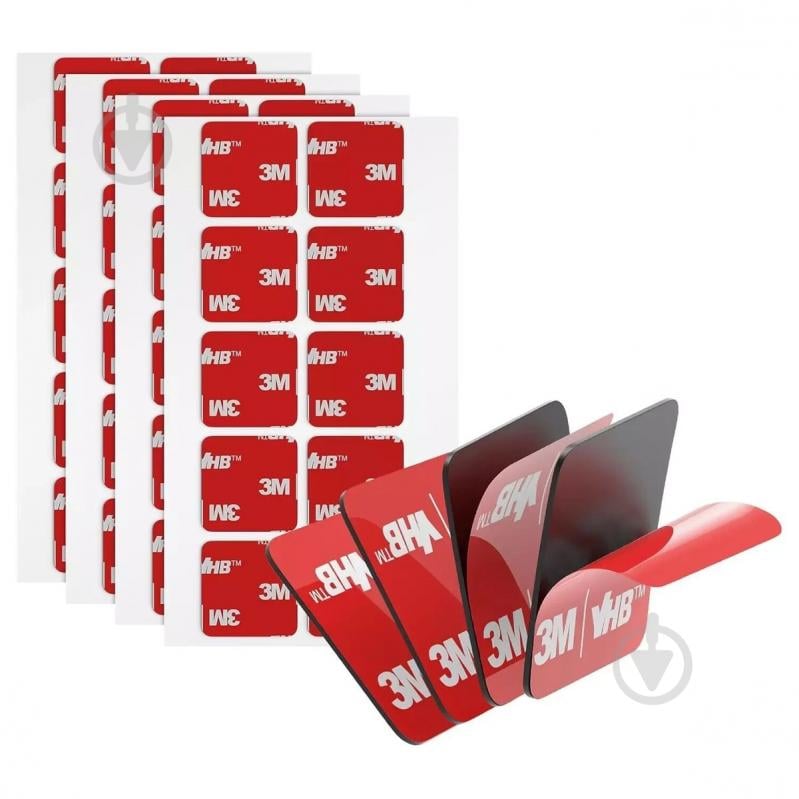 Клейкие полоски 3M VHB 5040 сверхпрочные монтажные 8 шт. - фото 3 Клейкие полоски 3M VHB 5040 сверхпрочные монтажные 8 шт. - фото 3