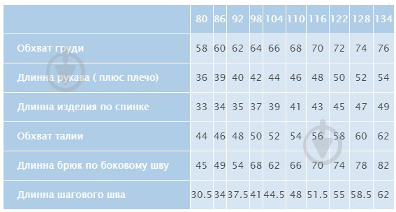 Піжама дитяча для хлопчика Модний Карапуз 03-00934-0 р.80 молочний із малюнком - фото 2