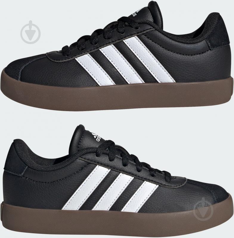 Кросівки дитячі демісезонні Adidas VL COURT 3.0 K IE3630 р.35,5 чорні - фото 5 Кросівки дитячі демісезонні Adidas VL COURT 3.0 K IE3630 р.35,5 чорні - фото 5