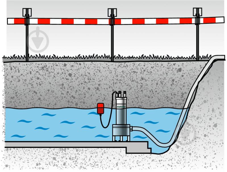 Насос Metabo для брудної води DP 28-10 S Inox - фото 2