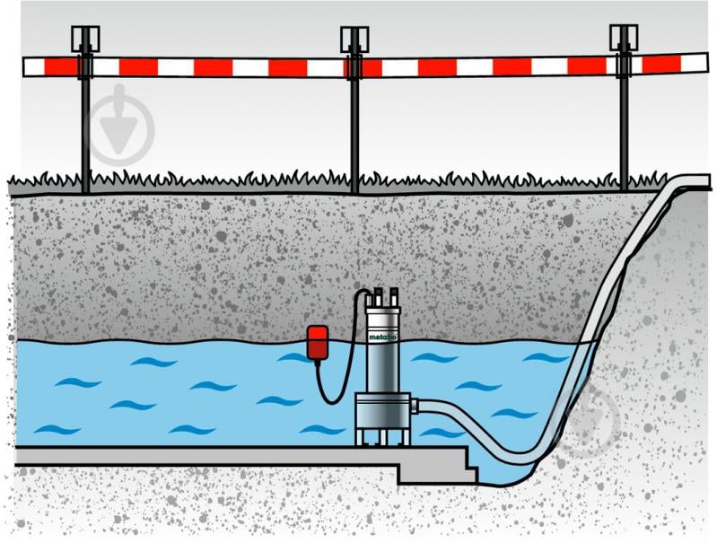 Насос Metabo для брудної води DP 28-10 S Inox - фото 3