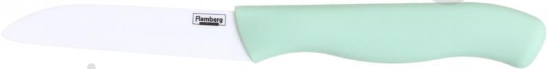Набір ножів Smart Kitchen by Flamberg 2 шт + овочерізка зелений - фото 6
