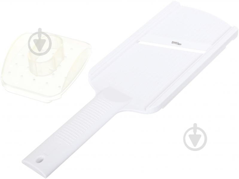 Терка-шинковка Smart Kitchen by Flamberg 30,5*9 см белый - фото 1 Терка-шинковка Smart Kitchen by Flamberg 30,5*9 см белый - фото 1