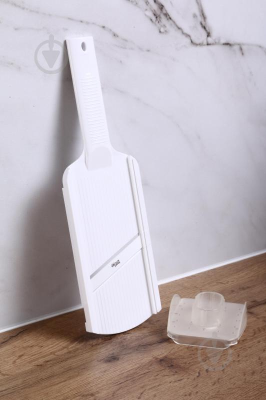 Терка-шинковка Smart Kitchen by Flamberg 30,5*9 см белый - фото 7 Терка-шинковка Smart Kitchen by Flamberg 30,5*9 см белый - фото 7