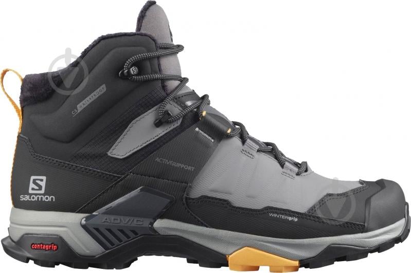 Черевики Salomon X ULTRA 4 MID WINTER TS CSWP L41355200 р.48 сірий - фото 1