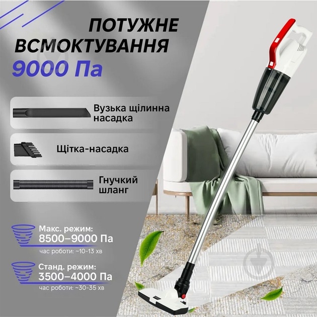Пылесос аккумуляторный Inspire A-071 white - фото 3