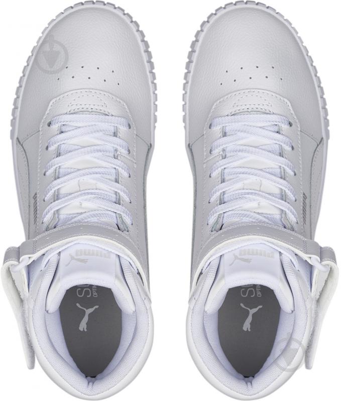 Кроссовки женские демисезонные Puma CARINA 2.0 MID 38585102 р.40,5 белые - фото 4