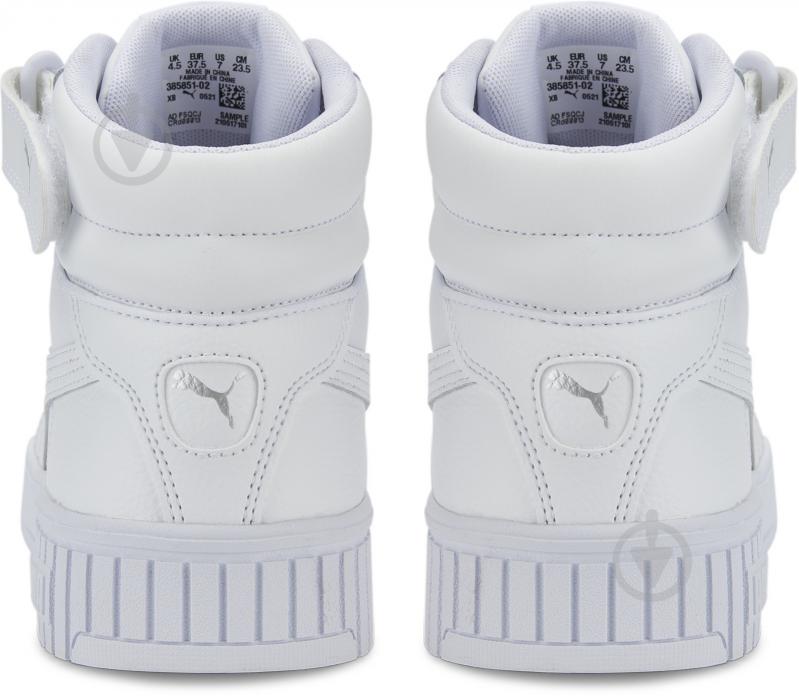 Кроссовки женские демисезонные Puma CARINA 2.0 MID 38585102 р.40,5 белые - фото 5