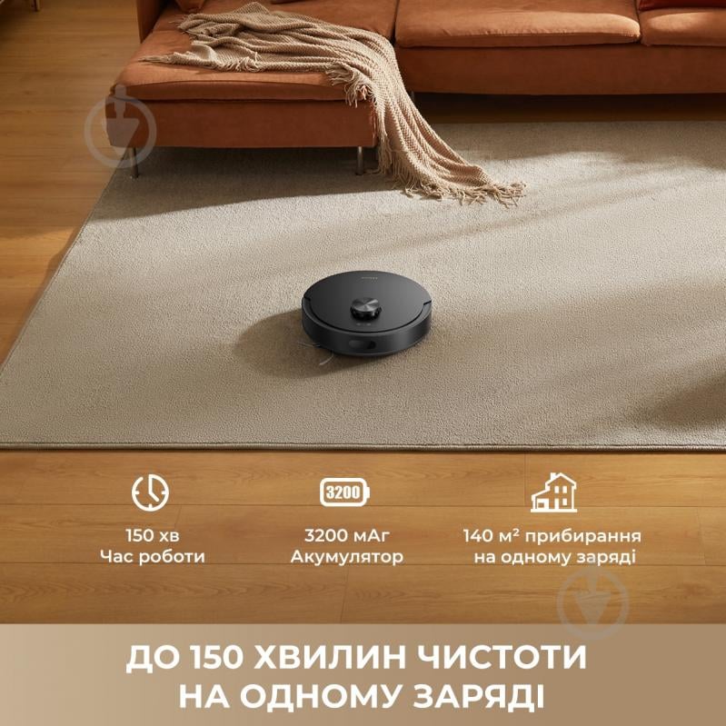 Робот-пылесос моющий DREAME Bot F20 Plus White white - фото 7