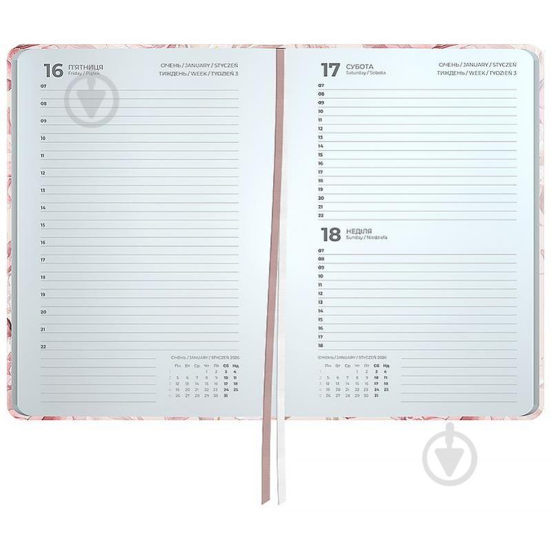 Дневник датированный Partner Peony Dreams Axent A5 2026 8901-26-2-A-CC - фото 3 Дневник датированный Partner Peony Dreams Axent A5 2026 8901-26-2-A-CC - фото 3
