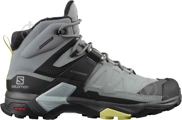 Черевики Salomon X ULTRA 4 MID WINTER TS CSWP W L41365000 р.40 сірий - фото 1