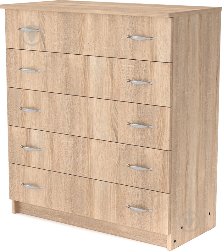 УЦЕНКА! Комод Компанит 5 дуб сонома - фото 6