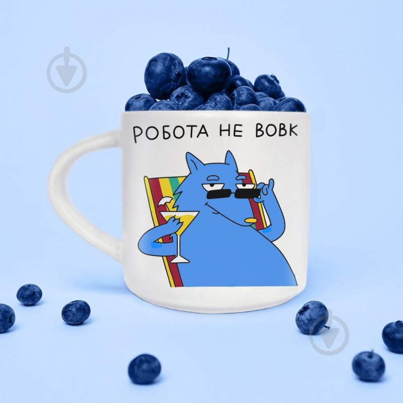 Чашка Orner «Работа не волк» 400 мл - фото 5
