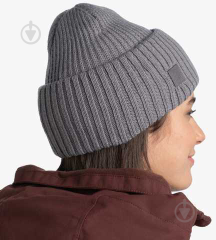 Шапка BUFF KNITTED HAT BU 129694.938.10.00 р.one size сірий - фото 3