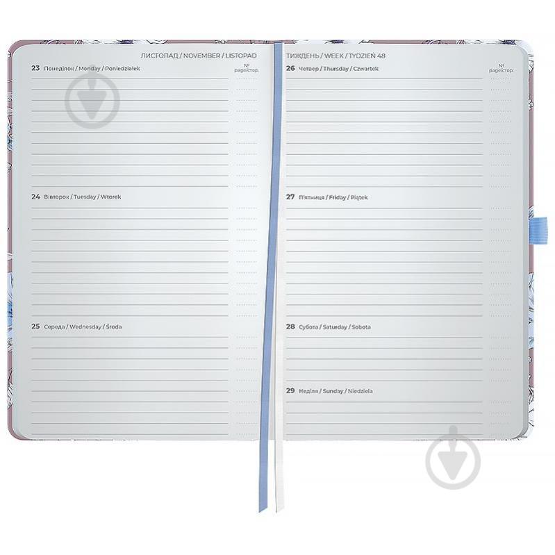 Еженедельник датированный Partner Blue Elegance Axent A5 2026 8524-26-1-A-PPS - фото 3